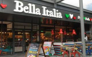 Bella Italia restaurant banner