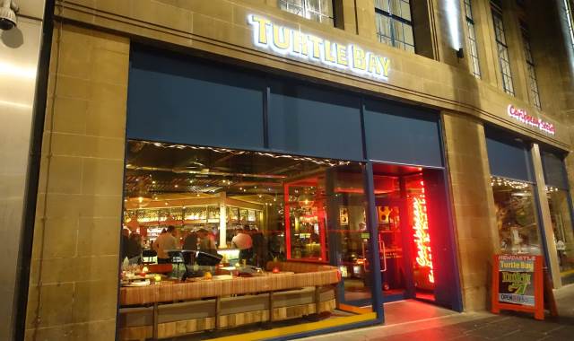 Turtle Bay restaurant banner