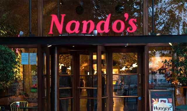 Nando`s restaurant banner