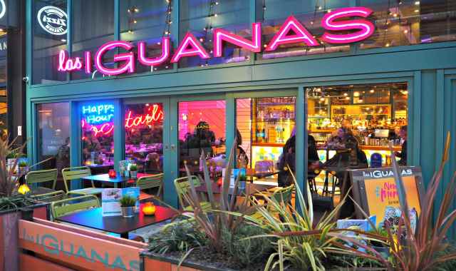 Las Iguanas restaurant banner