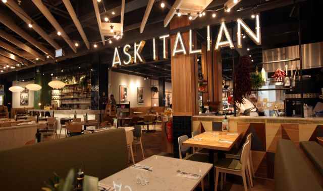 Ask Italian restaurant banner