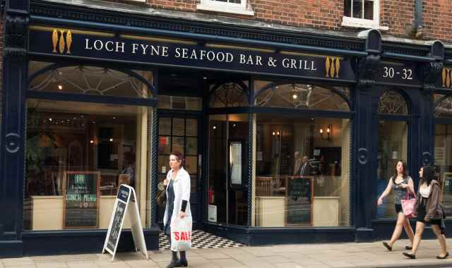 Loch Fyne restaurant banner