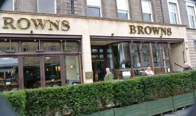 Brown's restaurant banner