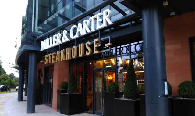 Miller & Carter restaurant banner