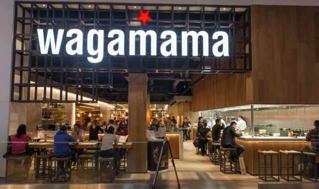 Wagamama restaurant banner