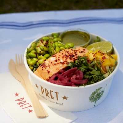 Salmon and Mango Salad Bowl